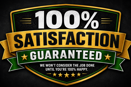 100% Satisfaction Guaranteed